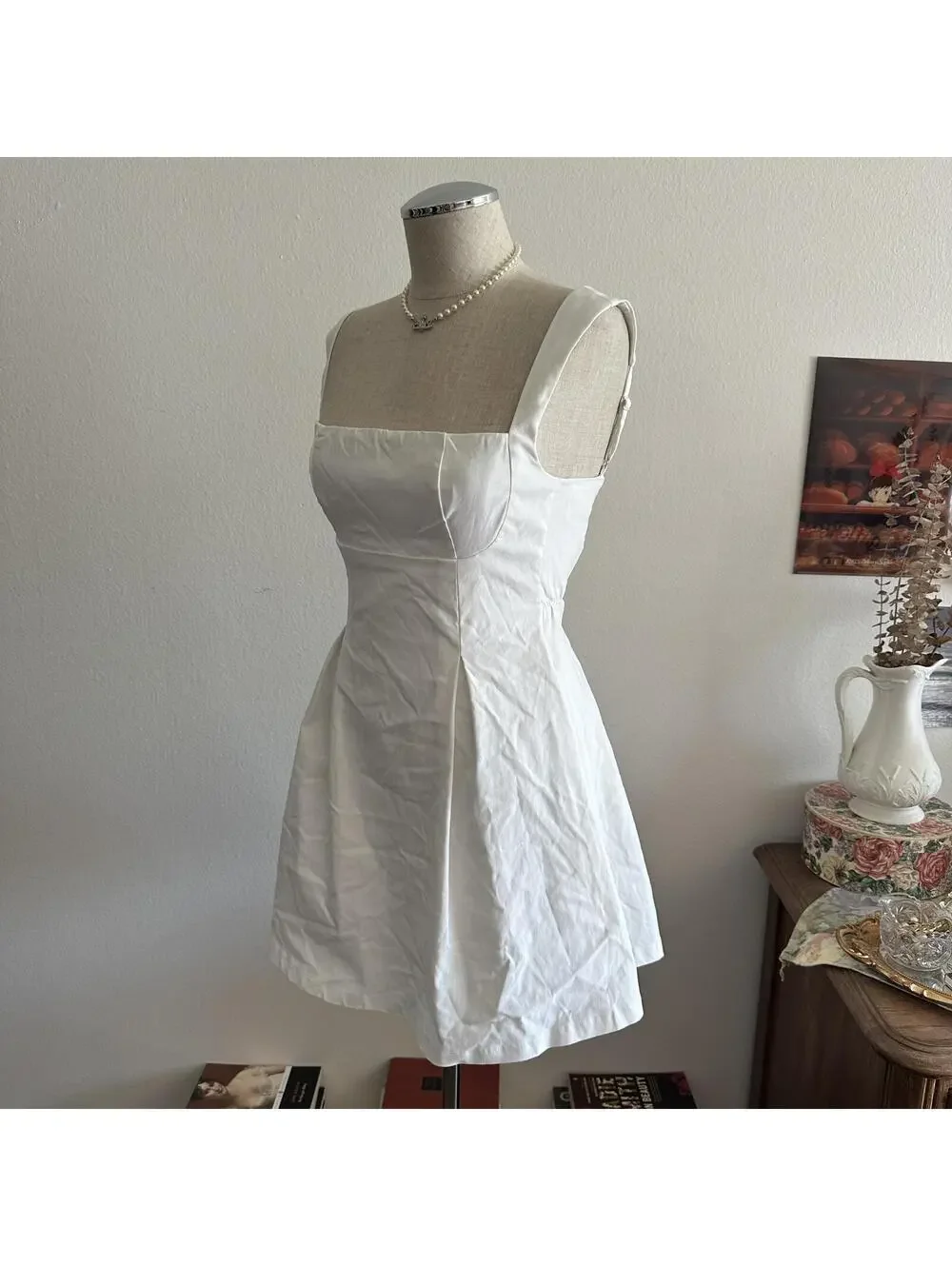 Princess Polly square neck babydoll dress - Picture 3 of 8